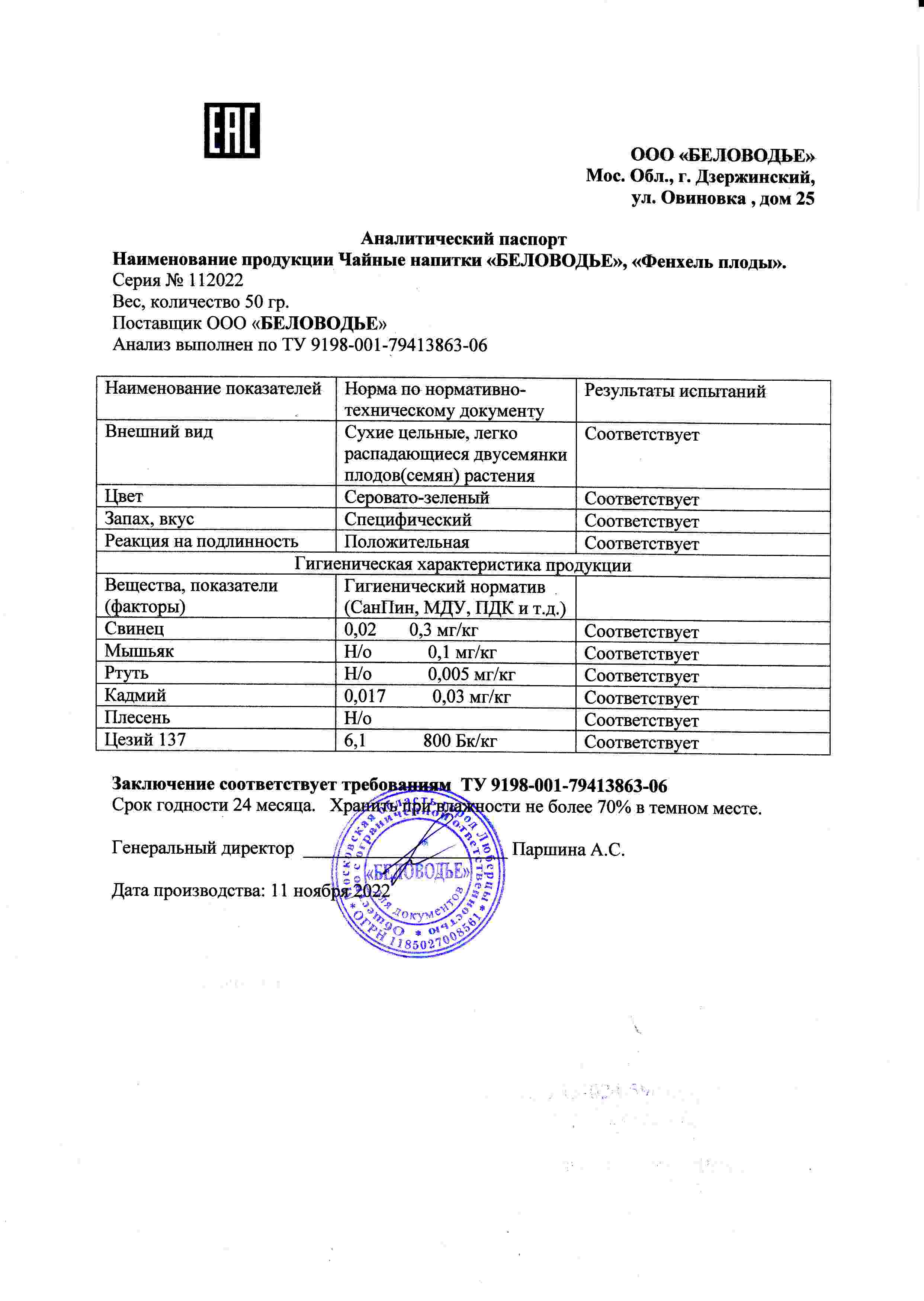 Паспорт №112022